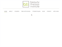 Tablet Screenshot of beautytherapyinstitute.co.za